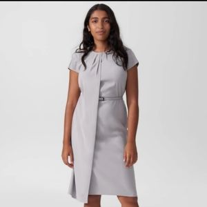 Polina Boardroom Dress - gray